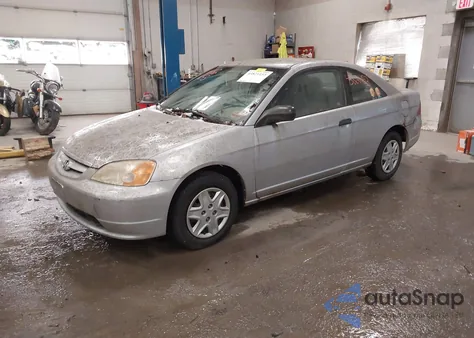 2003 Honda Civic Dx из США, поврежденный, VIN 1HGEM22273L005110